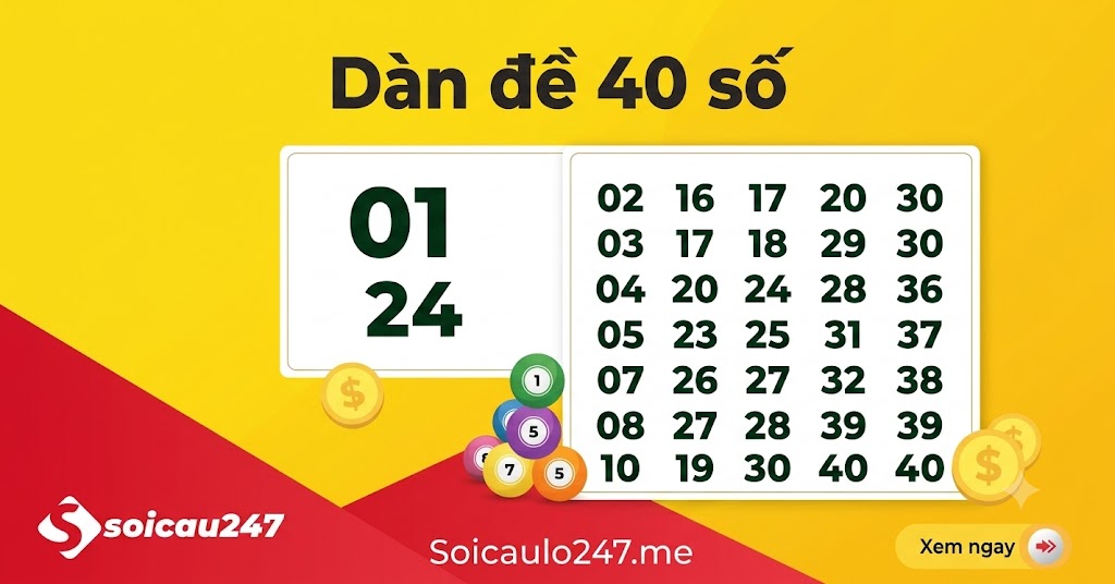 Dàn đề 40 số